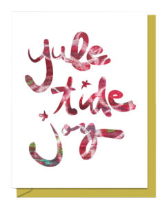 Yule Tide Joy Card from mirthos paper