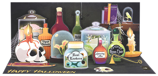 Apothecary Halloween Card 
															/ Up With Paper							