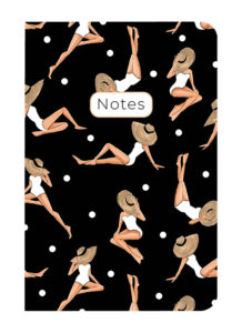  Bikini Girls Notebook. Almeida Illustrations. 