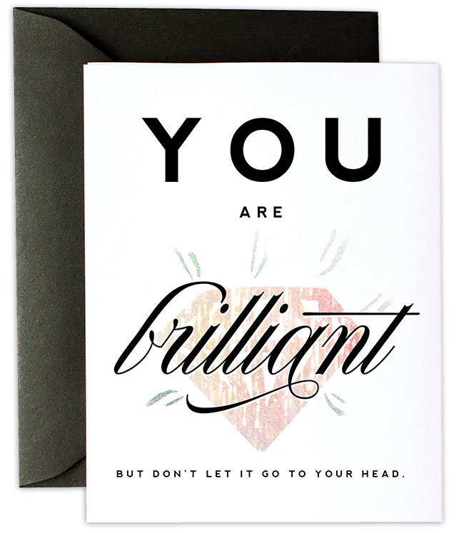 Brilliant Friendship Card 
															/ Kitty Meow Boutique							