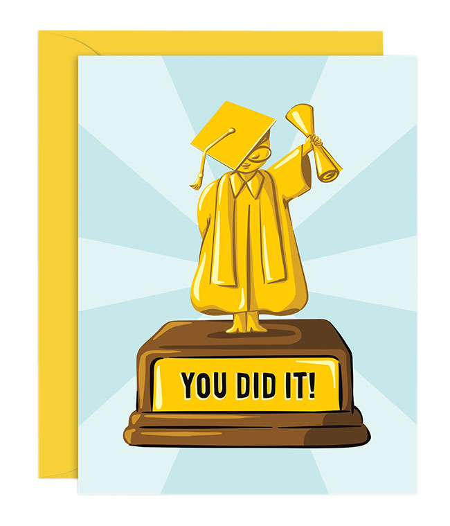 Trophy Graduation Card 
															/ Lucy Loves Paper							