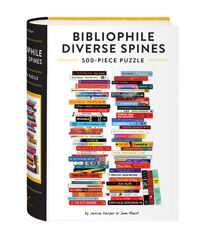 Bibliophile Diverse Spines 500-Piece Puzzle 
															/ Chronicle Books							