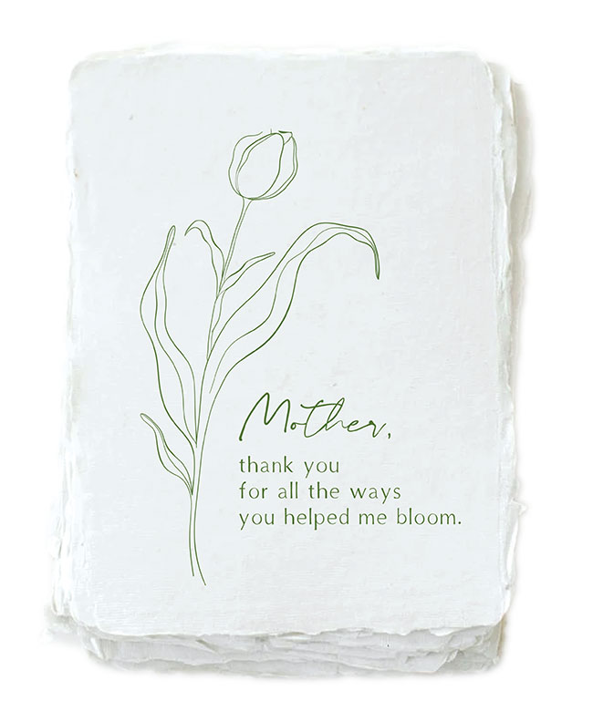Mother You Helped Me Bloom Card 
															/ Paper Baristas							