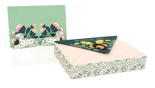 Botanical Dogs Pop-Up Cards 
															/ UWP LUXE							