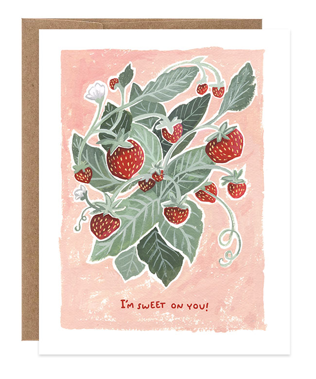 Sweet Strawberry Card 
															/ Jessica Frasz Studio							