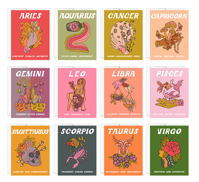 Zodiac Card Set