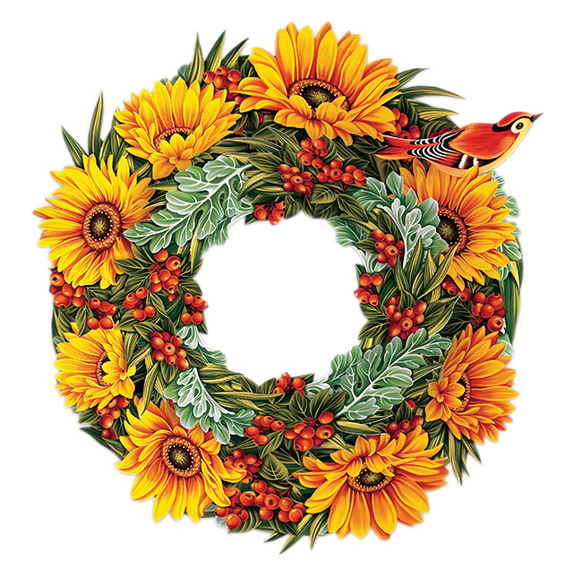 Thanksgiving Wreath 
															/ FreshCut Paper							