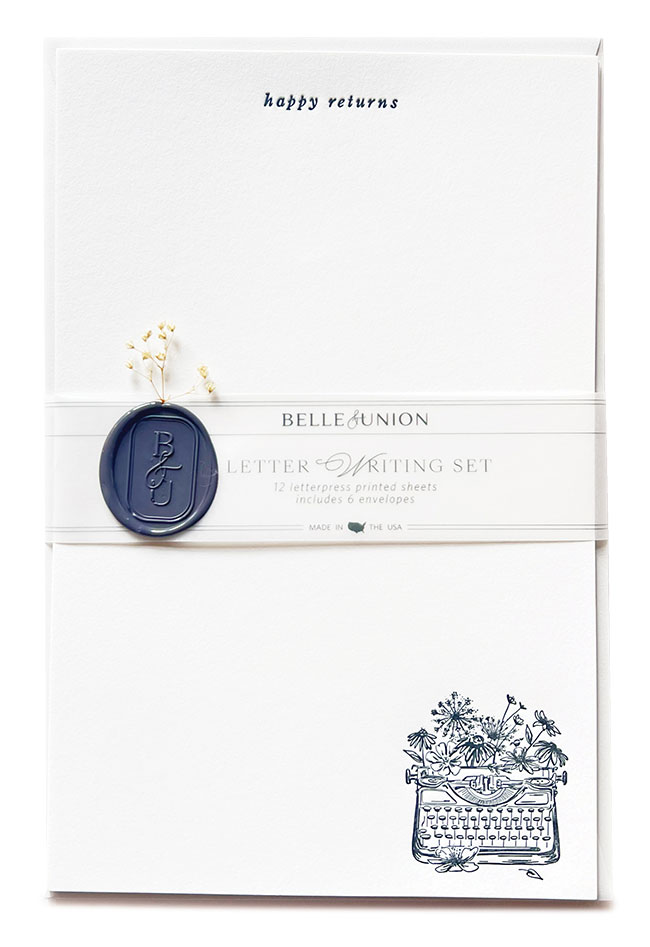 Letterpress Writing Set 
															/ Belle & Union							