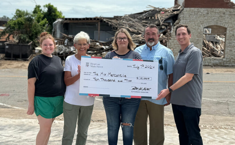 Heart on Main Street's team traveled to Sulphur to deliver the donation. Photo courtesy of Heart on Main Street.