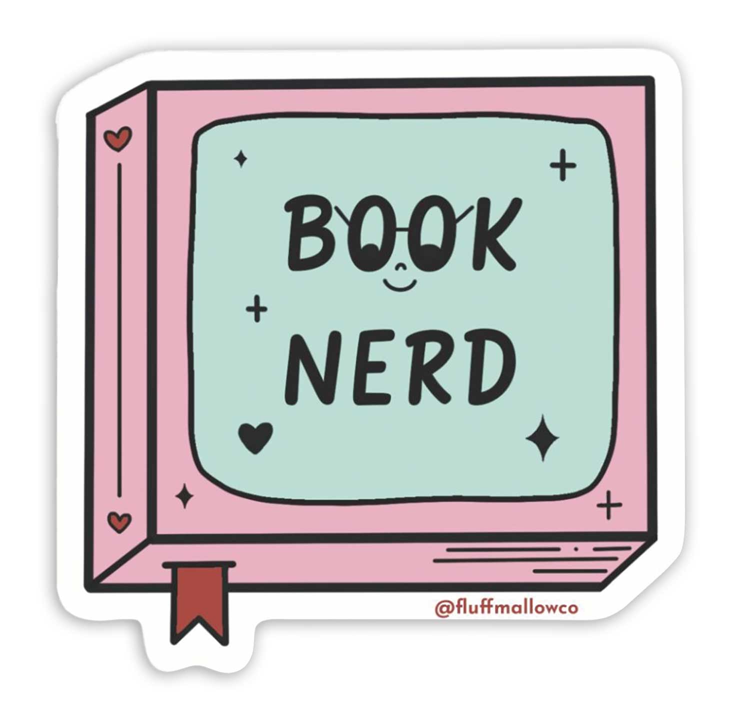 Book Nerd Sticker