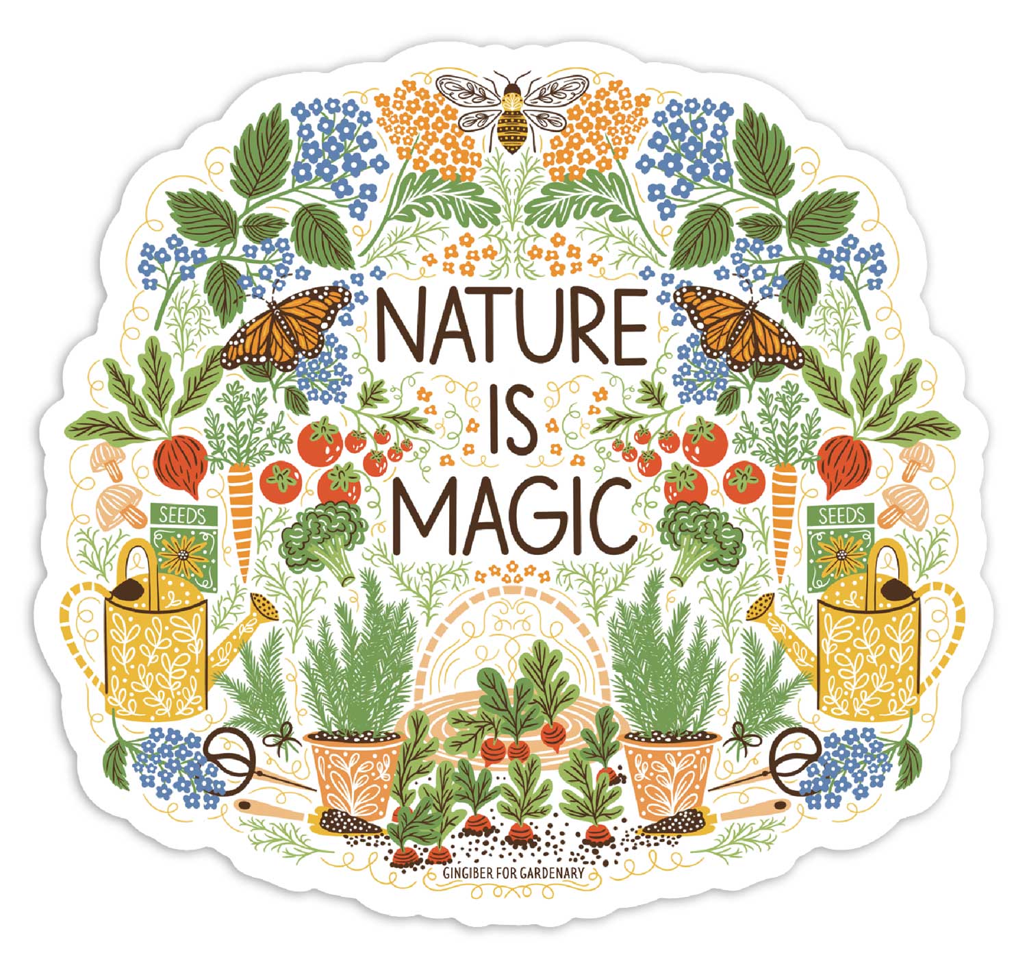 Nature is Magic Sticker