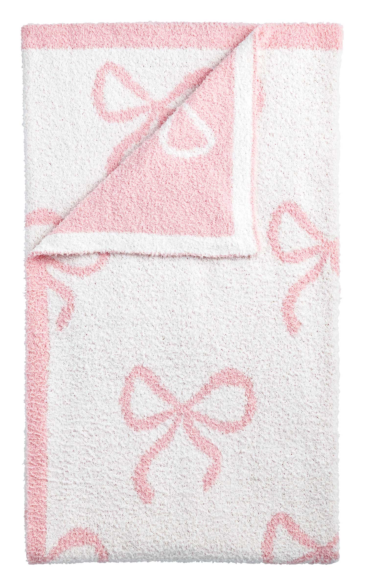 Bows Chenille Holiday Blanket