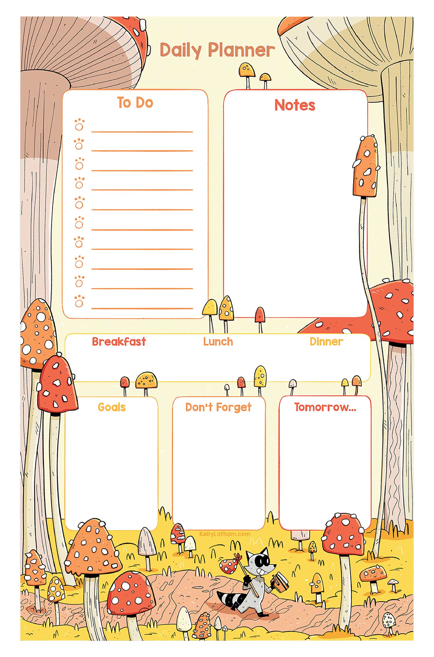 Daily Planner Pad
/ Kelly Latham Art