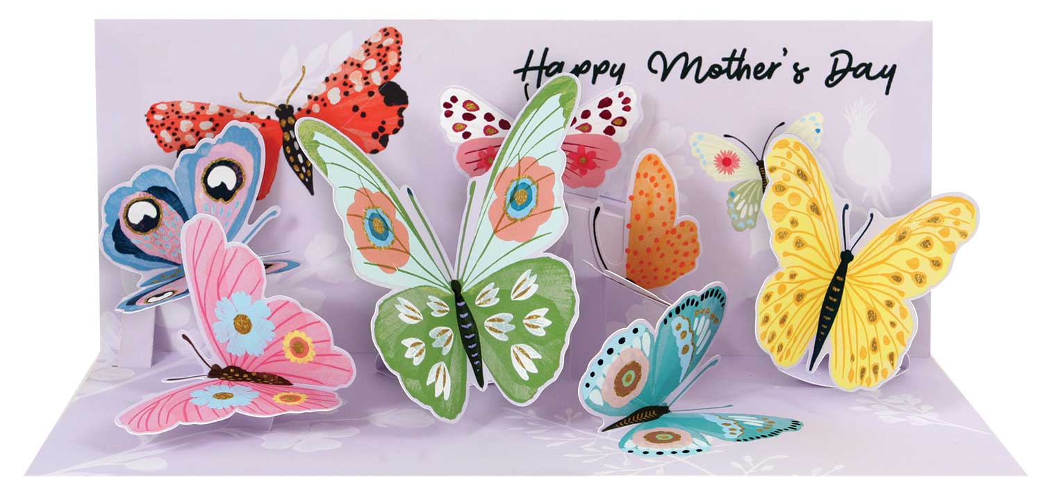 Butterfly Garden Mother's Day Card