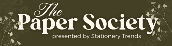 Header image featuring Paper Society Spring 2026, presented by Stationery Trends.
