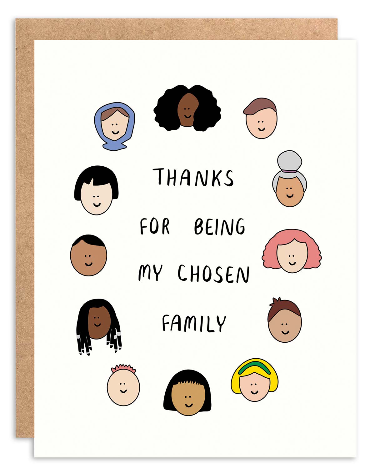 Chosen Family Thank You Card