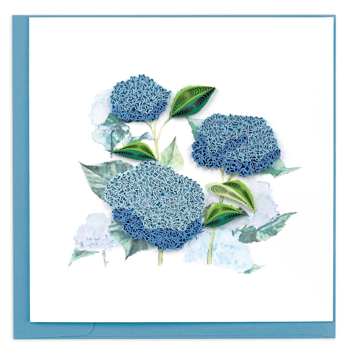 Quilled Hydrangeas Card